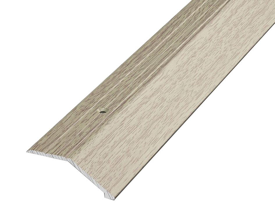 Стык 45*15мм 0.9 дуб беленый разноуровневый со скрыт.креп.