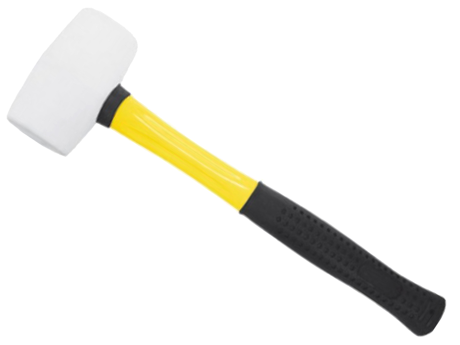 Киянка резиновая 45мм 230гр белая    FIT