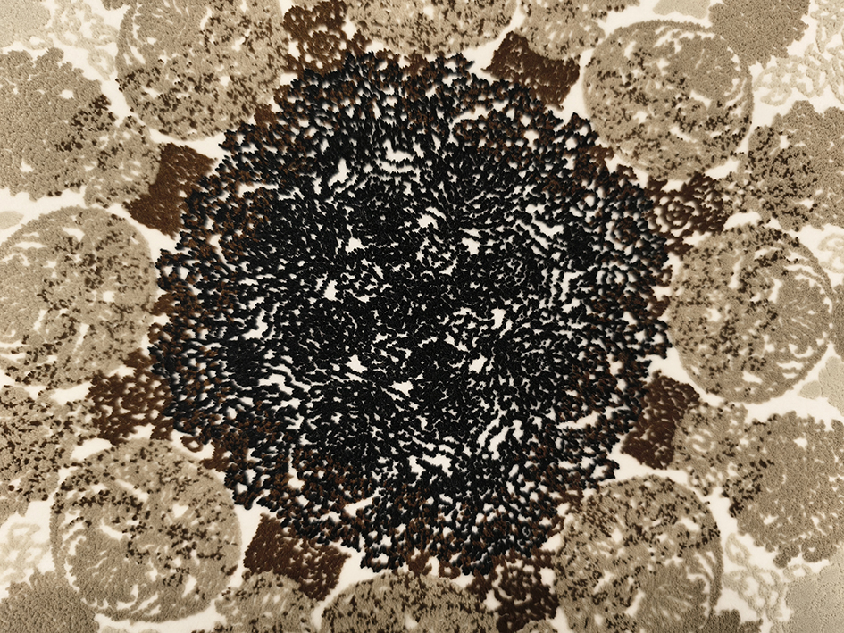 Ковер HASHT BEHESHT 120X120 SHIMA CREAM КРУГ    FARRAHI