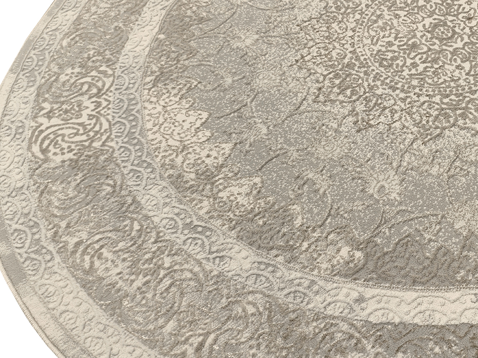 Ковер ASTER 160X160 A5557B CREAM-SALMON КРУГ  FDS OZ KAPLAN 