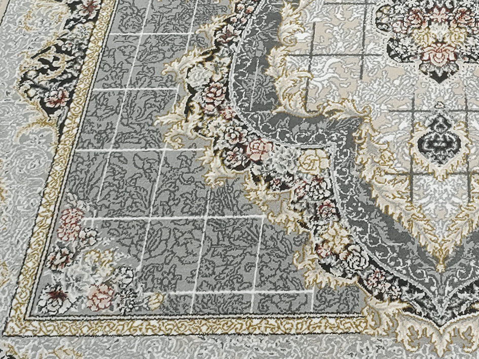 Ковер BARZIN 160X230 GHABKHESHTI GRAY LIGHT NEW    FARRAHI