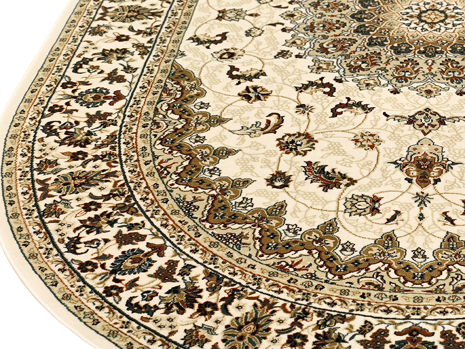 Ковер TAJMAHAL 200X290 TJ305 CREAM/CREAM ОВАЛ  FDS OZ KAPLAN 
