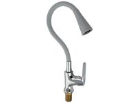 Смеситель для мойки с гибким изливом Серый 4108 МАК  САНАКС 