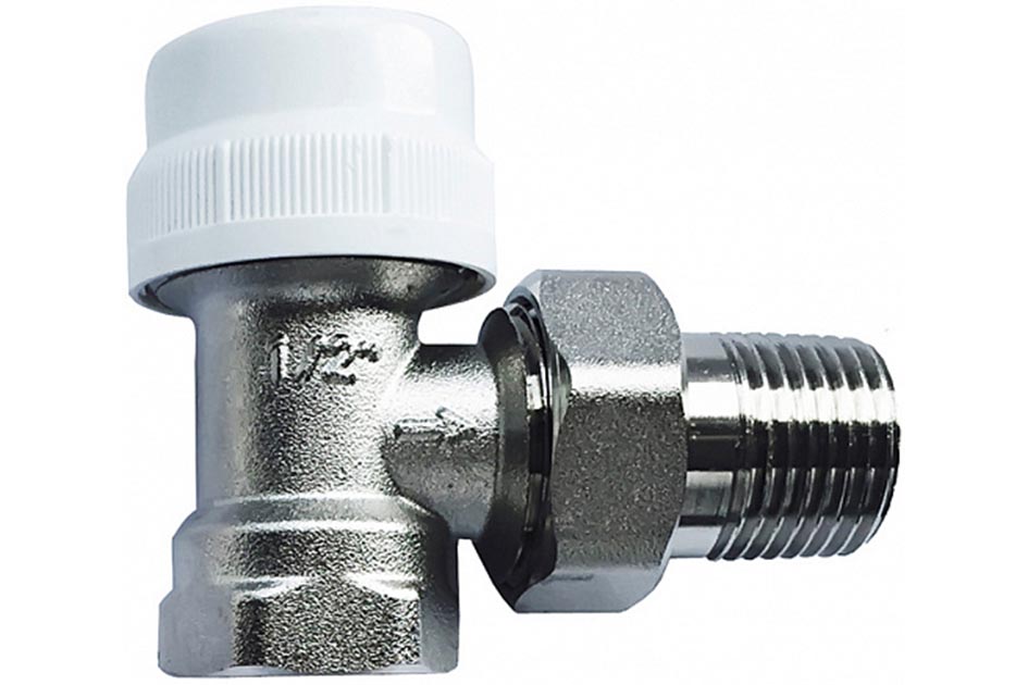 Термостатический клапан 1/2 угловой для радиатора ручной   СТМ