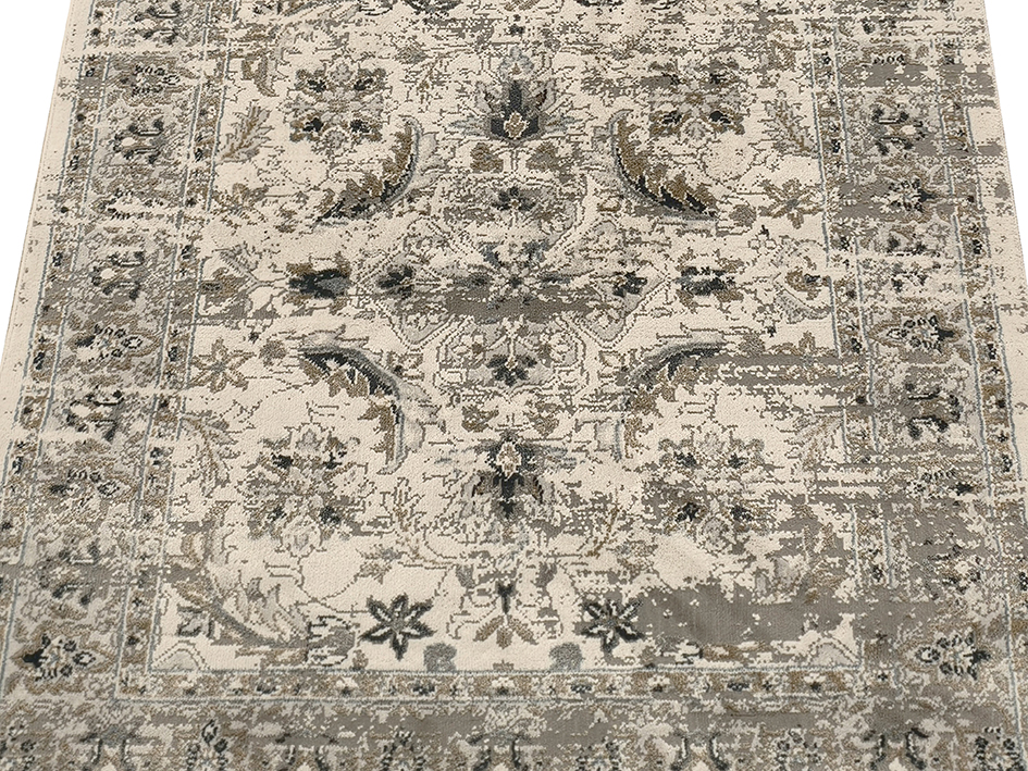 Ковер DAHLIA 080X240 2338A CREAM GREY  FDS OZ KAPLAN 