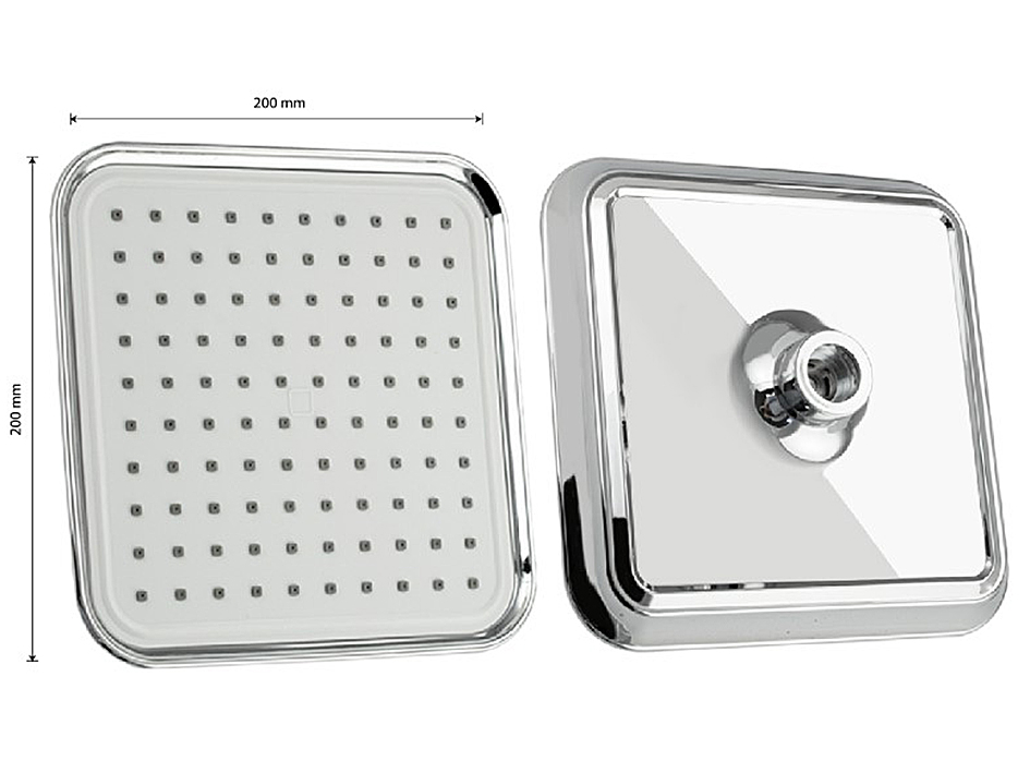 Лейка для душа тропический душ квадрат 6043  GFmark САНАКС