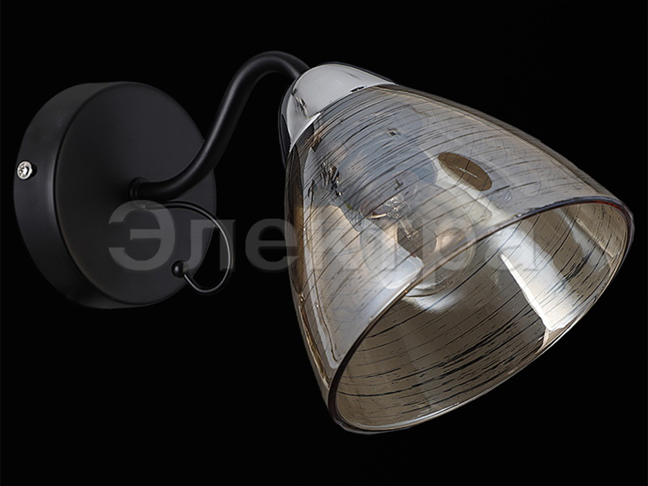 Светильник бра IL 9891-1WSQ-79 CR BK     ELEKTRA