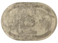 Ковер LISA 070X120 A5555A BEIGE COKEN-IVORY ОВАЛ  FDS OZ KAPLAN 