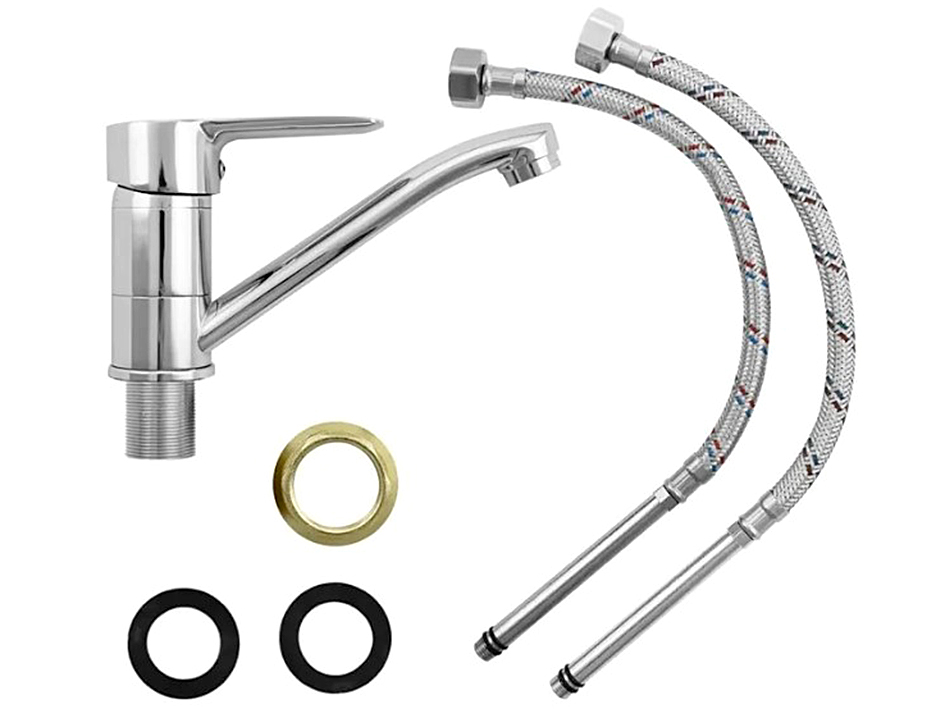 Смеситель для мойки 3714S  BIANCO  САНАКС  