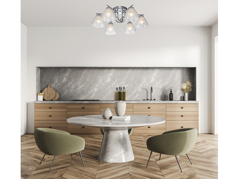 Cветильник 659/6PL CHROME  ESCADA