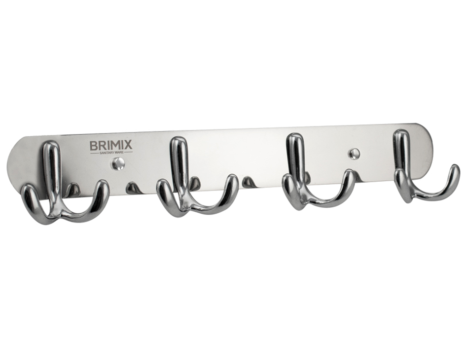 Крючок на планке 4шт-двойные 514 BRIMIX  САНАКС