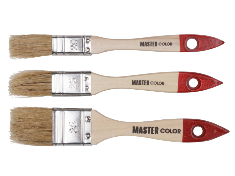 Набор из 3-х флейцевых кистей 20,25,35мм   FIT