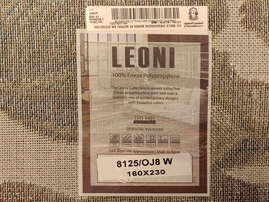 Ковер LEONI AUSTIN 160X300 0520-OJ8 E   ORIENTAL WEAVERS  