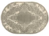 Ковер ELEGANT 200X290 EL102 CREAM SILVER ОВАЛ  FDS OZ KAPLAN 