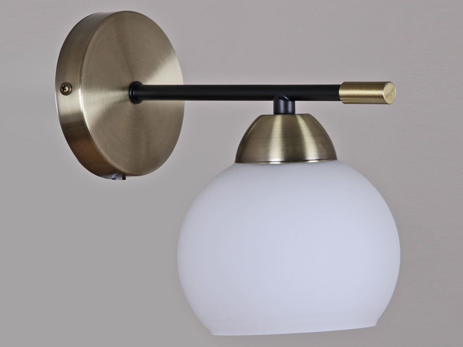 Светильник бра IL 0446-1WSQ-24 BK AB LIBRA      ELEKTRA