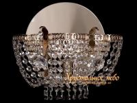 Бра  Тюльпан ЗОЛОТО      ХРУСТАЛЬНОЕ НЕБО