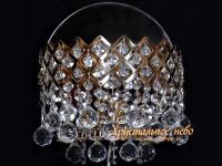 Бра  Корона №1 ЗОЛОТО      ХРУСТАЛЬНОЕ НЕБО