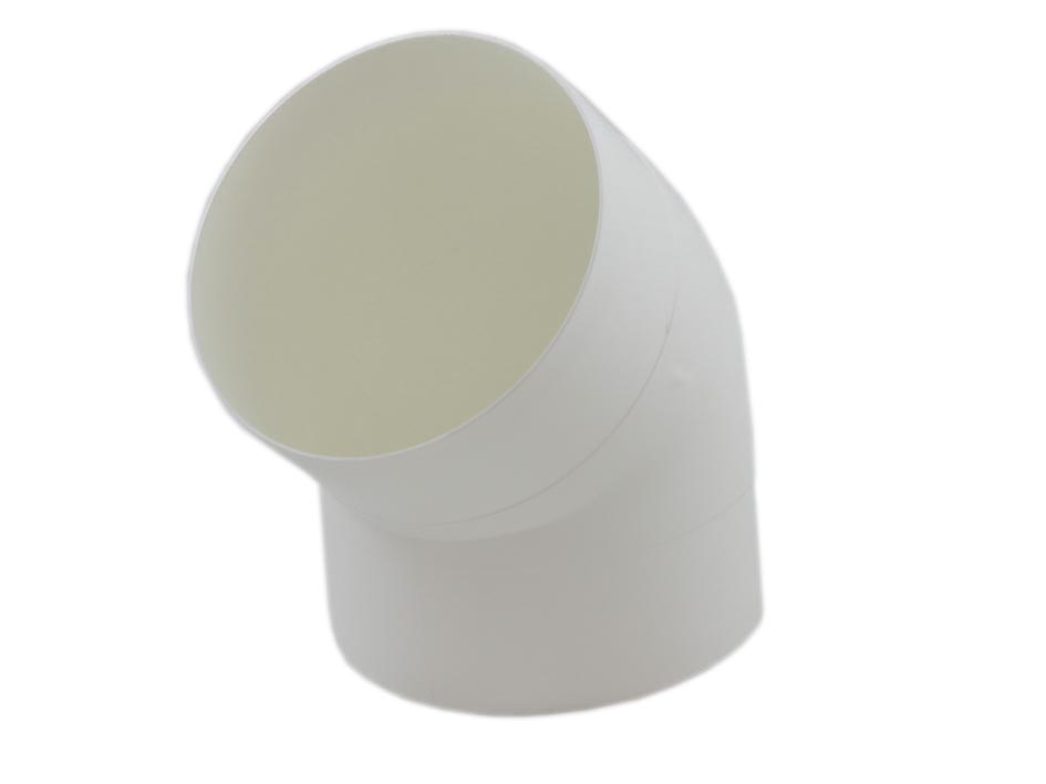 Колено круглое 45гр D100 пластик