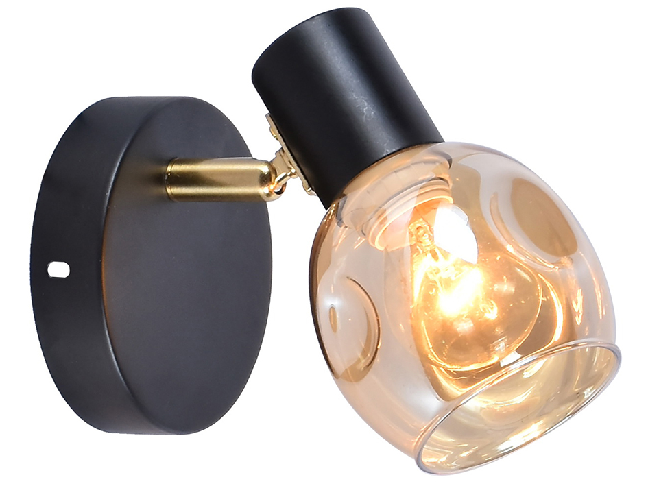 Светильник бра 05961-0.8-01 BK+AB      ELEKTRA