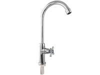 Кран на одну воду ХРОМ пластик 603 BRIMIX  САНАКС