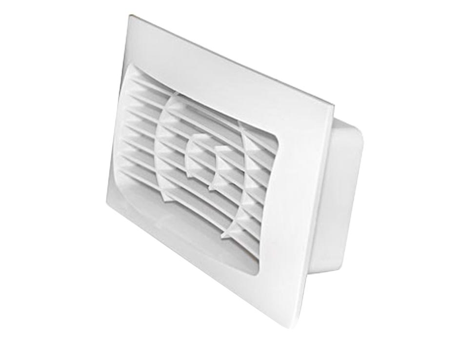 Решетка вентиляционная приточно-вытяжная АБС 150*90 с фланцем 120*60