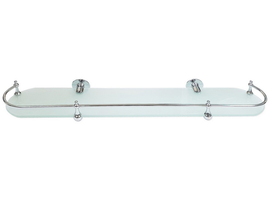 Полка под зеркало стекло с бортом 5587 BRIMIX  САНАКС