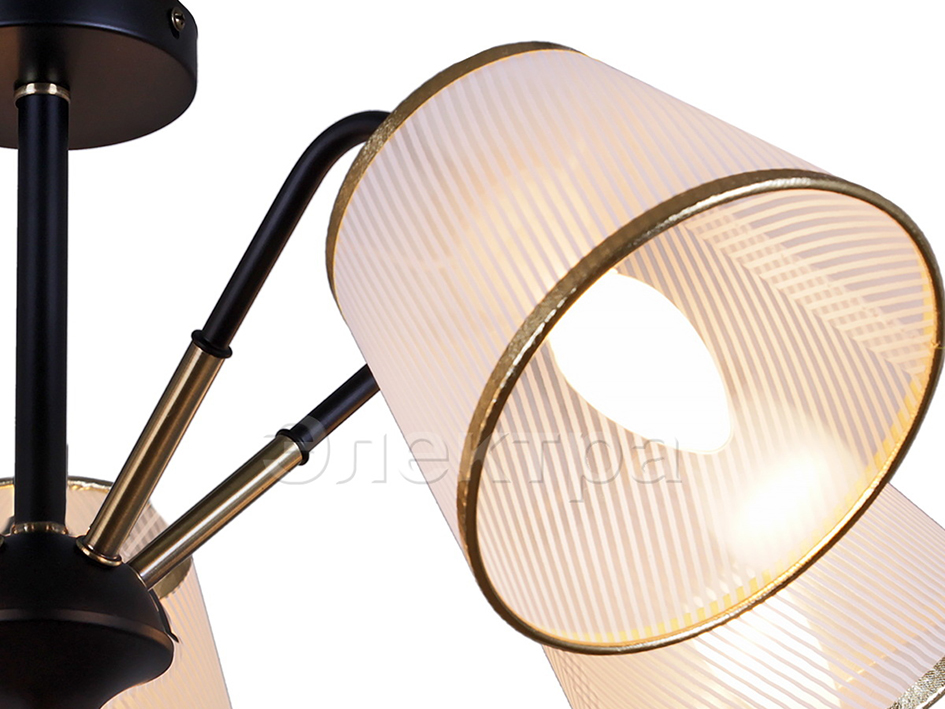 Светильник IL 0344-5CSQ-29 BK AB     ELEKTRA