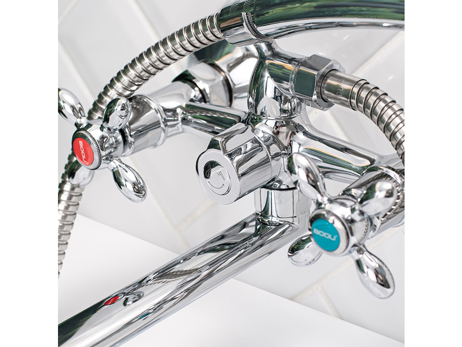 Смеситель для ванны BA5318-4-C007-B702 BOOU  РМС