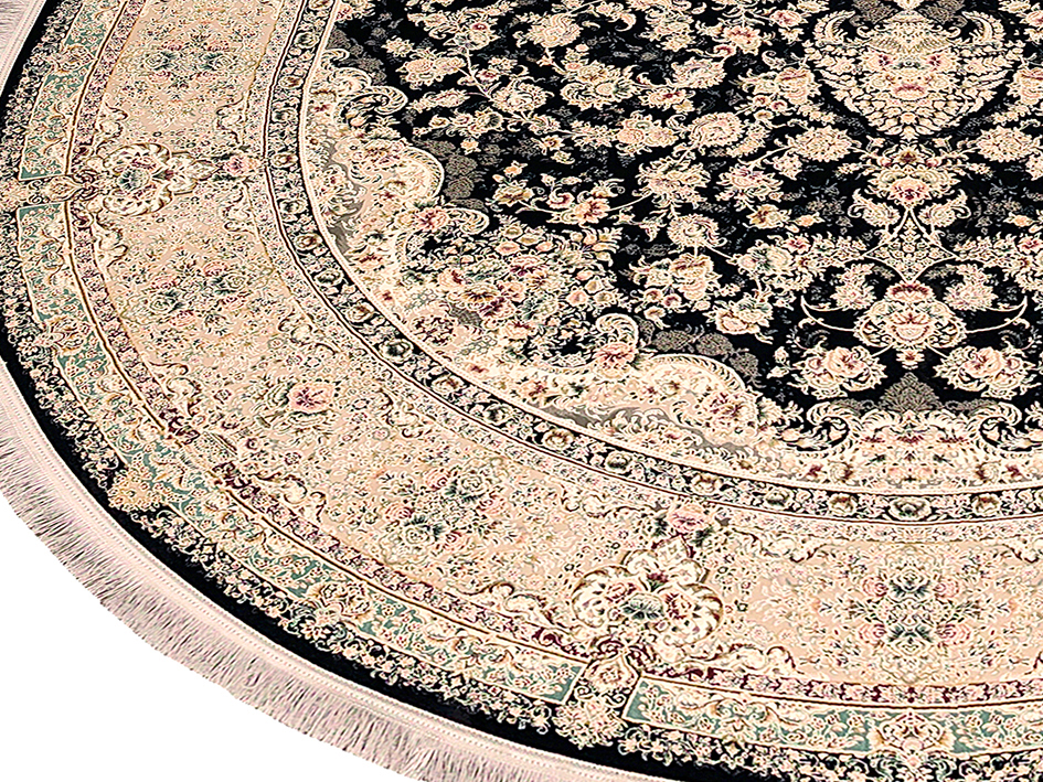 Ковер ARGHAVAN 200X300 ADRINA DARK BLUE ОВАЛ   FARRAHI