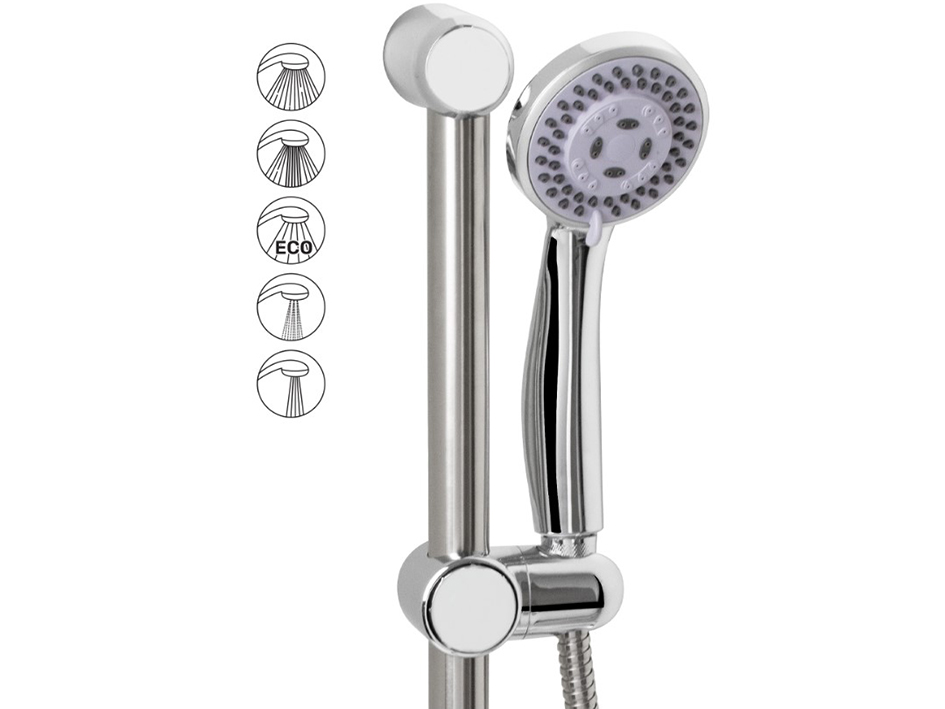 Душевая стойка с лейкой и мыльницей 00003 ГРОМИКС  САНАКС 