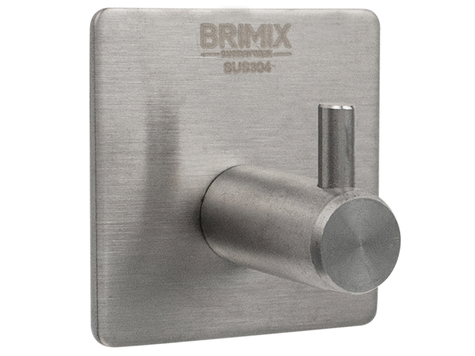 Крючок одинарный нерж.самоклейка 535 BRIMIX  САНАКС