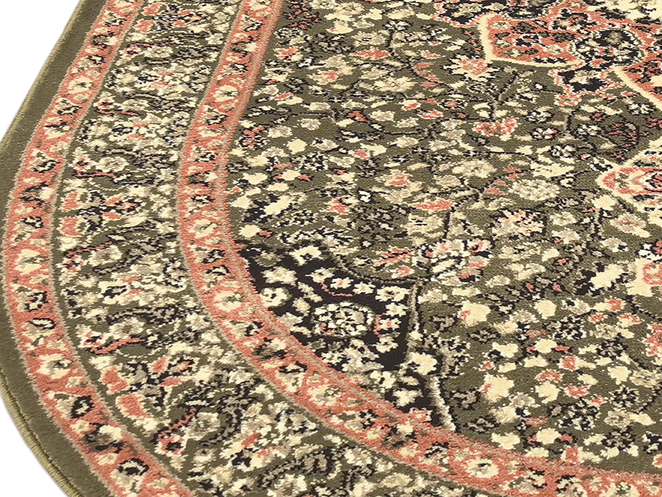 Ковер GULENDAM 120X180 11605B GREEN ОВАЛ   PREMIER HALI
