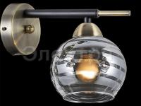 Светильник бра IL 9800-1WSQ-79 BK AB     ELEKTRA