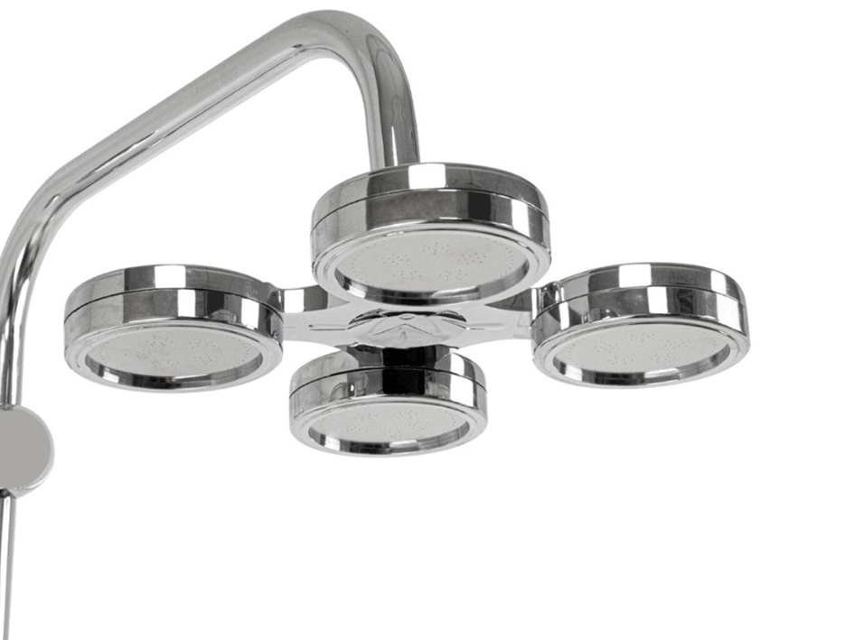 Душевая стойка тропический душ с двумя лейками 3059 МАК  САНАКС  