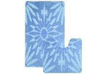 Набор ковриков для ванной CLASSIC 55X90+45X55 CLT202005-LIGHT BLUE-163   BANYOLIN HALI