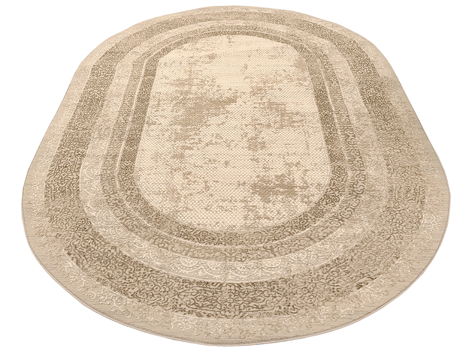 Ковер INFINITY SILK 150X220 05912A BEIGE ОВАЛ   PREMIER HALI
