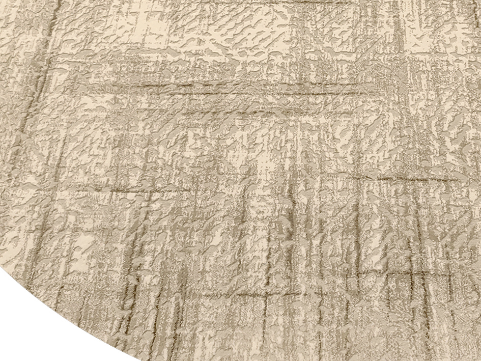 Ковер INFINITY SILK 200X200 02725A BEIGE  КРУГ ДИСКОНТ  PREMIER HALI