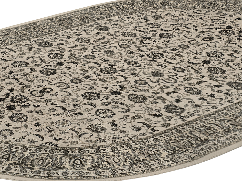 Ковер LISA 200X290 A5969A L.GREY-BLUE ОВАЛ  FDS OZ KAPLAN 