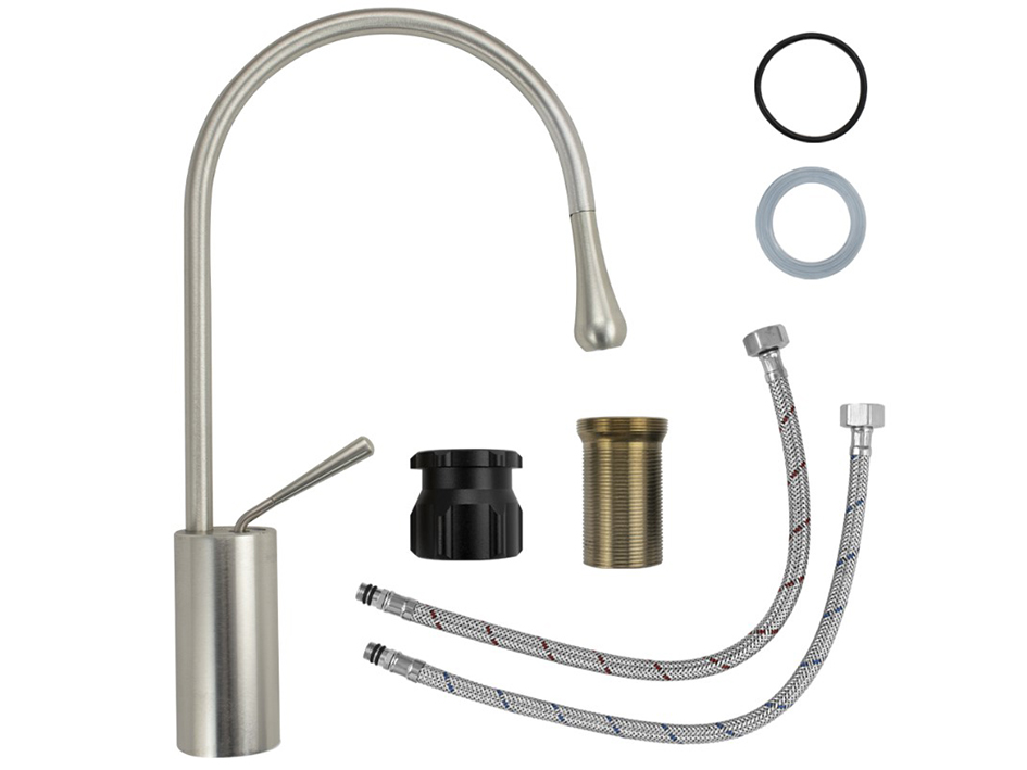 Смеситель для мойки алюмин. 82218 BRIMIX  САНАКС  нез