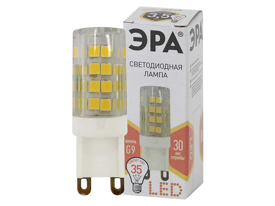 Лампа светодиодная JC-3.5W-CER-827-G9  ЭРА Лампа светодиодная JC-3.5W-CER-827-G9  ЭРА