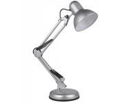 Настольная лампа 60Вт Е27 серебро СНО-15С IN HOME