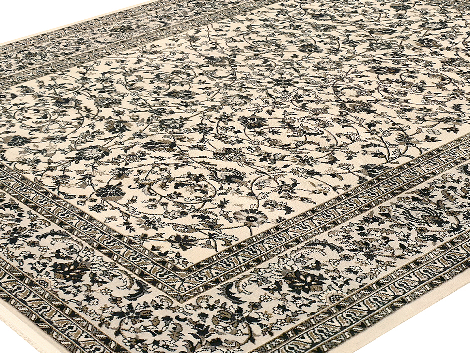 Ковер DAHLIA 120X180 2445A WHITE ANTHRACITE  FDS OZ KAPLAN 