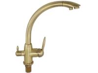 Смеситель для мойки с подкл.фильтра бронза 8246 MAGNUS  САНАКС 