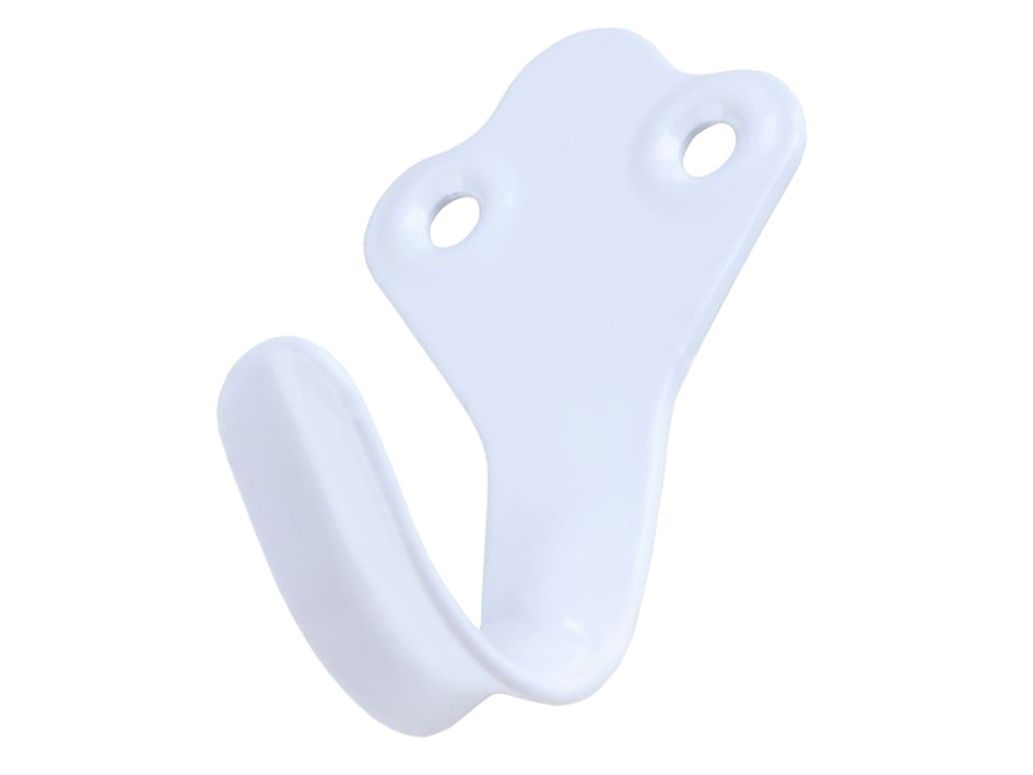 Крючок-вешалка малый белый  FIT