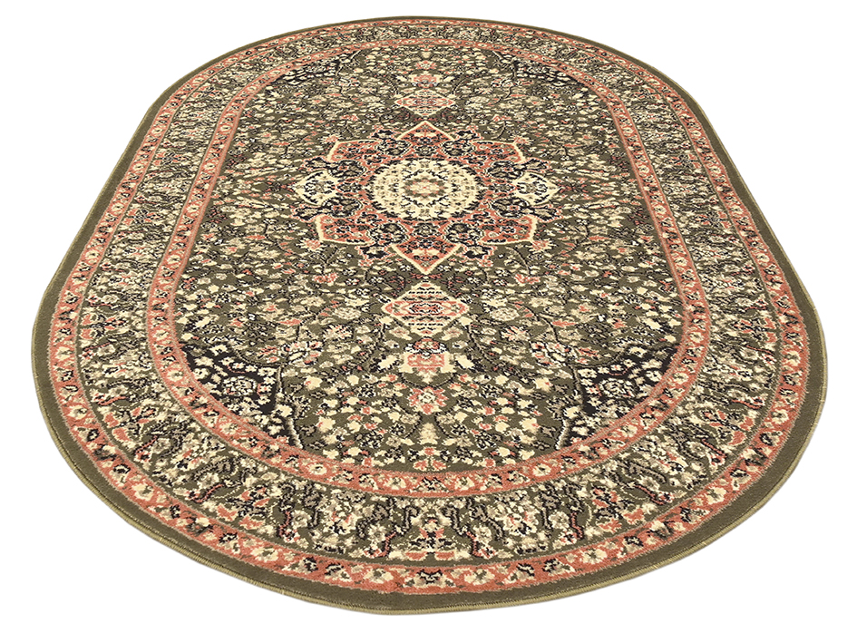 Ковер GULENDAM 120X180 11605B GREEN ОВАЛ   PREMIER HALI