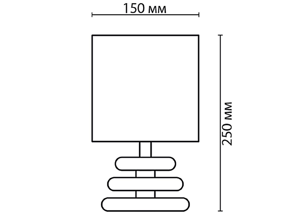 Настольная лампа 8126/1T LATZA (0048158)  СОНЕКС