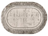 Ковер GLAMOUR 200X290 2357A WHITE-GOLD ОВАЛ  FDS BALAT  