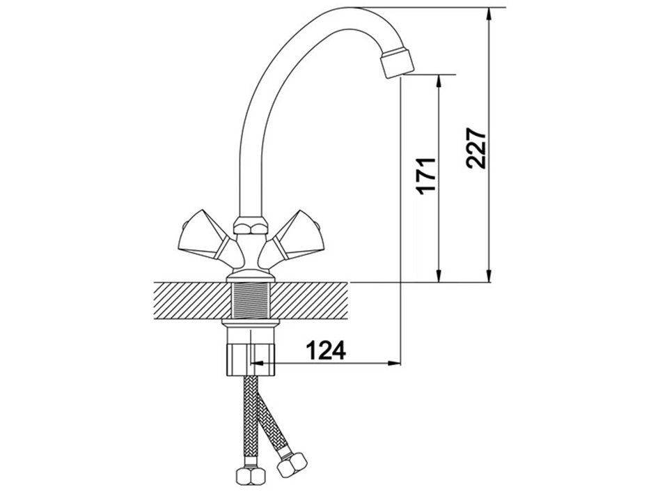 Смеситель для мойки G096310 Ronda GOTA ROCIO  ARVAD GROUP