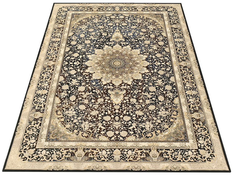 Ковер HASHT BEHESHT 150X225 VNHA006 DARK BLUE   FARRAHI