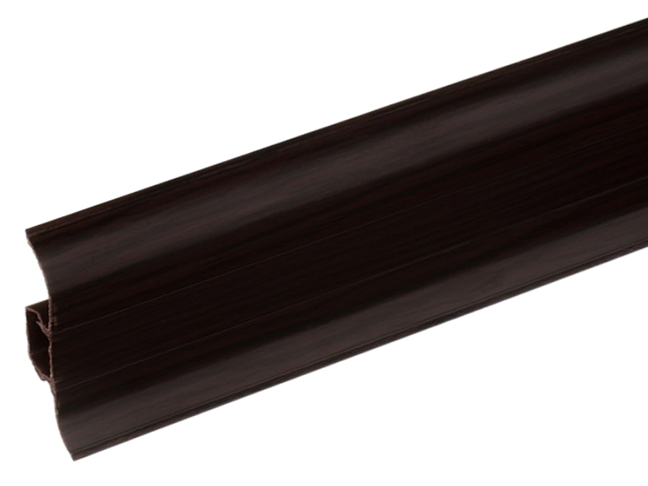 Плинтус 309 Орех темный 62мм LIDER